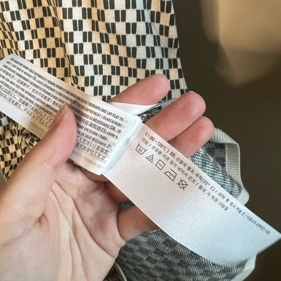 Abercrombie & Fitch Checkered Knit Sweater Mini Dress - Picture 10 of 13